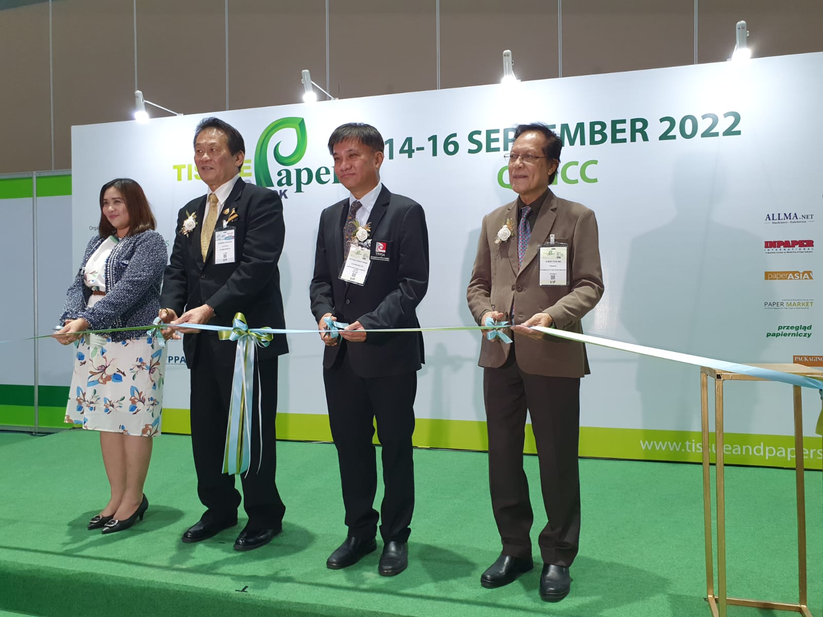 Tissue & Paper Bangkok 2022 officially inaugurated today by Presidents